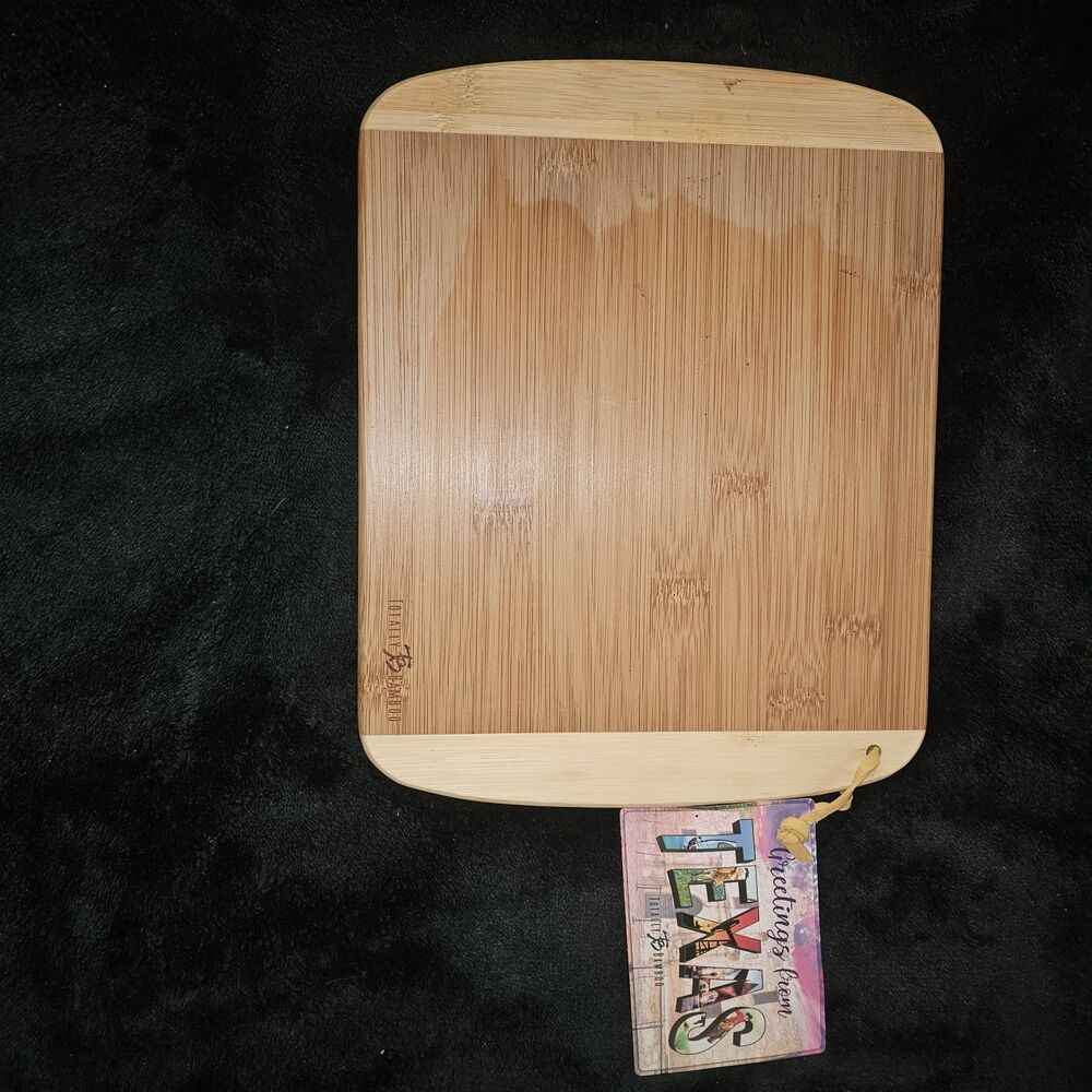 Totally Bamboo A Slice of Life Texas State Serving and Cutting Board 11" x 8.75"